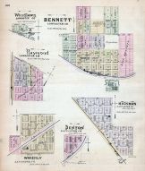 Bennett, Woodlawn, Raymond, Waverly, Denton, Hickman, Nebraska State Atlas 1885